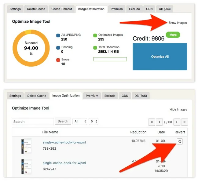 WP Fastest Cache - Image Optimization